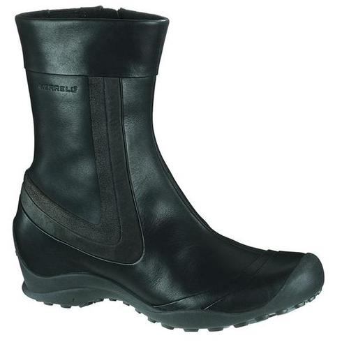 Eden Mid Boot in Black Leather