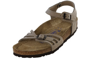 Bali Taupe Soft Footbed Suede 