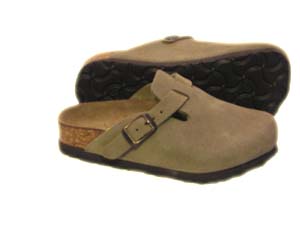Kids Boston Taupe Suede