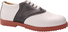 Willits Honor Roll II White/Black w/Red Sole Saddle Shoes for Women