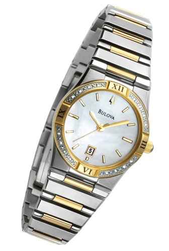 Bulova Watch 98R011 Calendar Watch Diamond Case