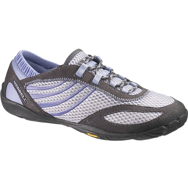 Merrell Women's 6 Lavender Gray Pace Glove Vibram Barefoot Running Shoes  J35710