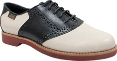 Bass Enfield Sandshell/Black Atanado Leather Saddle Shoes for Women
