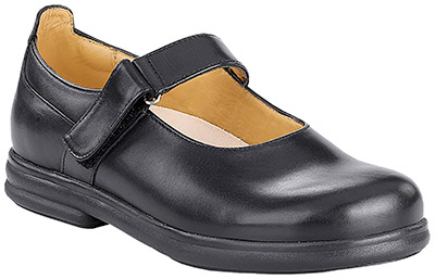 Birkenstock Footprints Annapolis Black Leather Shoe - iWantaPair.com ...
