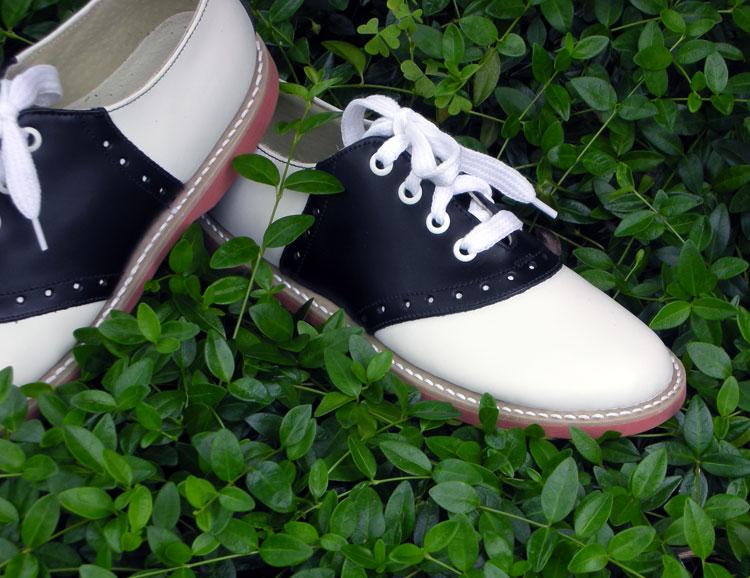 Black and White Saddle Shoes