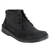 Memphis High Black Waxy Leather Boot
