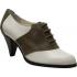 Bass Glenbrook Cloud Atanado/Cream Scholar Leather Saddle Shoes for Women